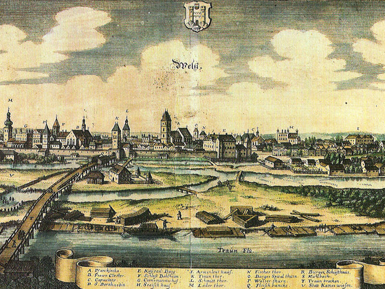 Wels, alte Ansicht