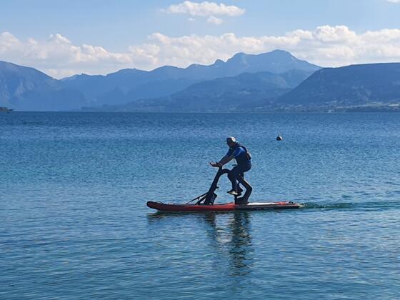 Wasserfahrrad Attersee
