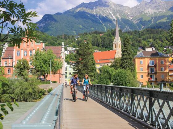 Radtour durch Innsbruck