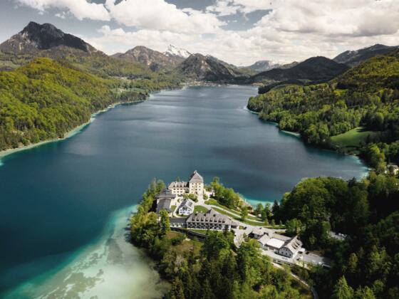 Schloss Fuschl - Exterior - Aerial