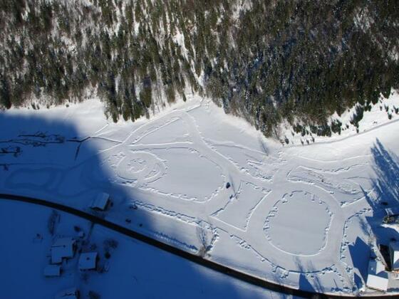 Motordriving-Strecke in Tiefbrunnau