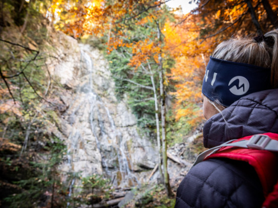 Wasserfall in der Höllschlucht