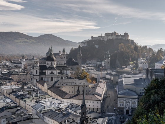 Blick auf die Altstadt von Salzburg