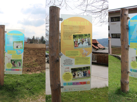 Zeitleistenweg in Seewalchen am Attersee