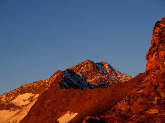 Firmisanschneide im Morgenlicht