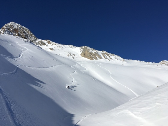 Langer Hang nach der Schlüsselstelle