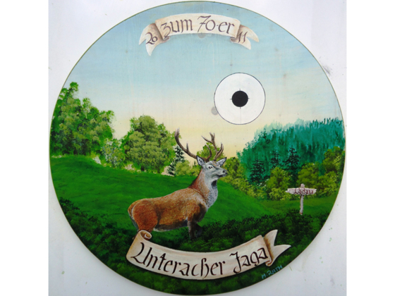 Schützenscheibe Unteracher Jaga
