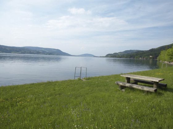 Naturbadeplatz Weißenbachaufsatz, Steinbach am Attersee