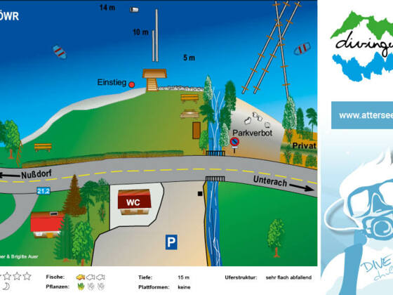 Tauchplatz ÖWR in Nußdorf am Attersee