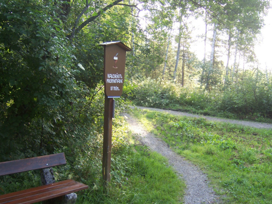 Inzeller Moor, Station 2 nach 18 Minuten die Kalorien von einem Ei abgewandert