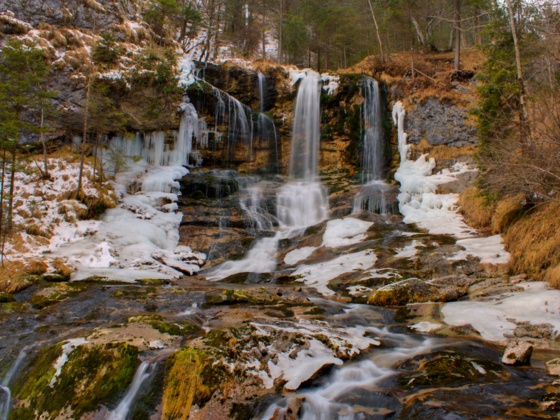 inzell frühling wasserfall weissbachfaelle