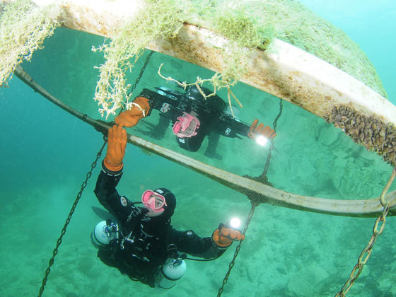 Tauchen im Attersee, Symbolfoto