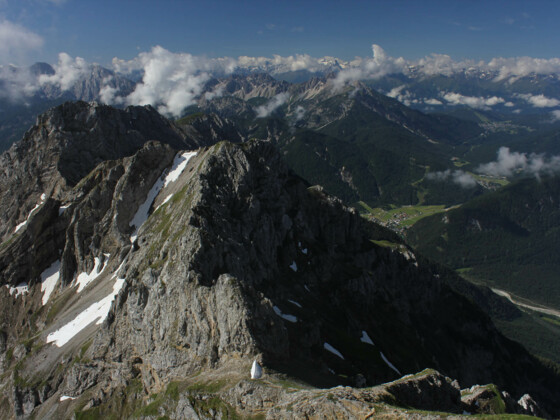 Blick zurück zum Gatterl