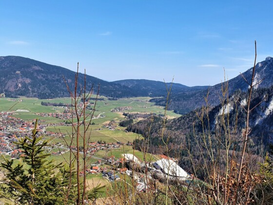 Ausblick vom Kienbergl über Inzell