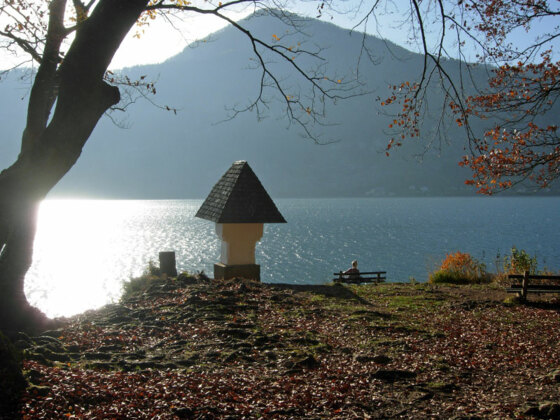 Das Hochzeitskreuz am Wolfgangsee