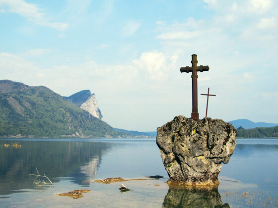 Kreuzstein Mondsee Salzkammergut