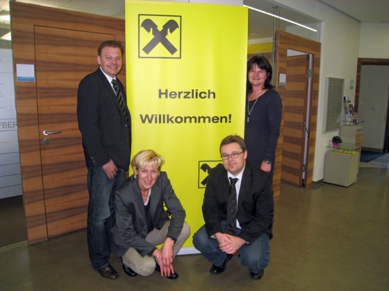 Team der Raiffeisenbank Strobl