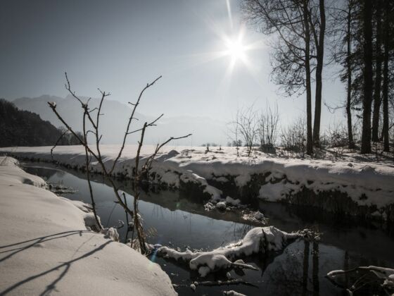 Niederndorf Winter Schnee Winterwandern