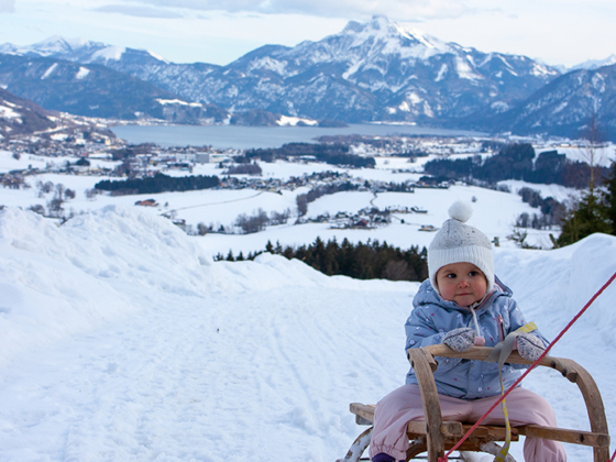 Rodelspaß beim Hochserner