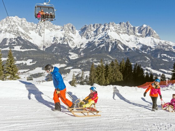 Going_Rodeln_Familie_Wilder Kaiser