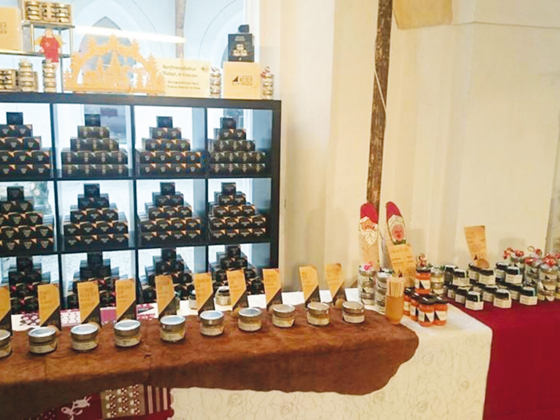 Aussteller beim Adventmarkt