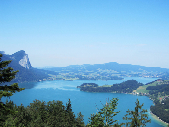 Aussicht Kreuzstein Schafberg