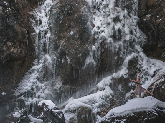 Eiswasserfall Kreuzstein