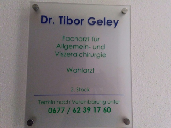 Ordination Dr. Geley