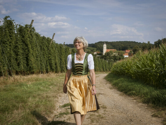 Hopfenbotschafterin Elisabeth Stiglmaier aus Attenhofen in der Hallertau