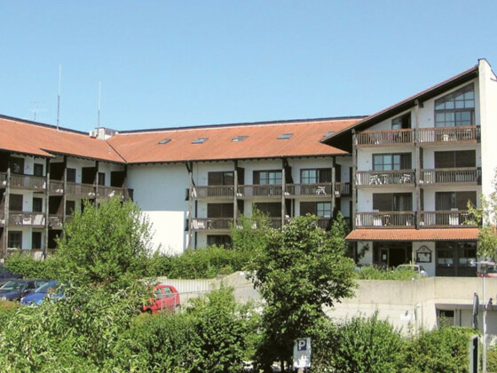 Hausansicht Hotelappartements im Centurio