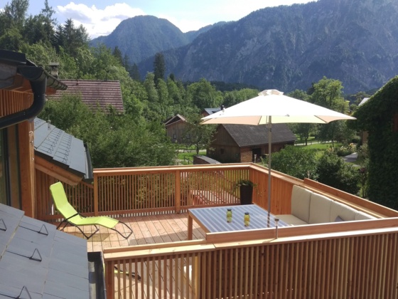 Terrasse Ferienwohnung Stüger