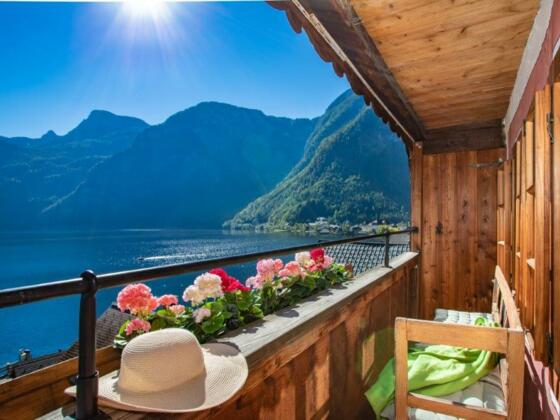 Balkon Ferienwohnung &#039;Historic Hallstatt&#039; - Historic Lakeview Apartments Hallstatt