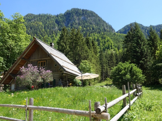 Jagdhaus im Bergsommer