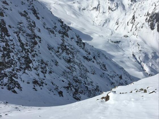 Einstieg in die Nordrinne