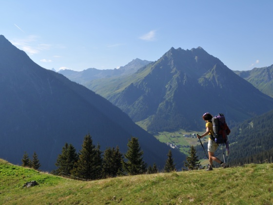 Anstieg bei der Oberen Röbialpe