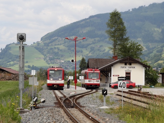 Bahnsteig Fürth Kaprun