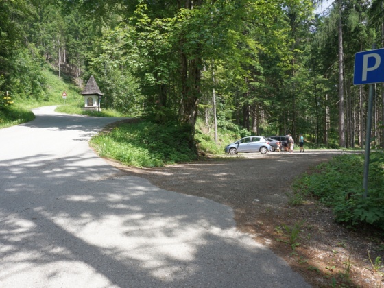 Parkplatz Muttling Kapelle