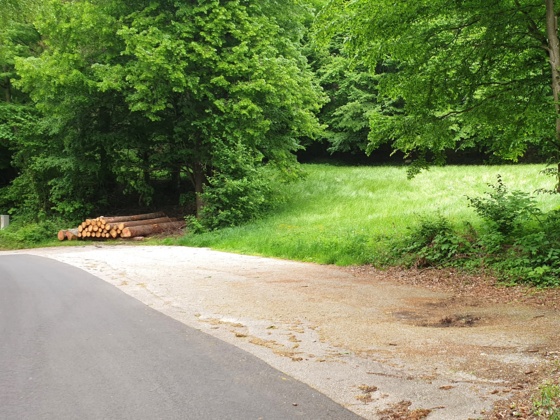 Parkplatz bei Freizeitzentrum Klausersee © MiE