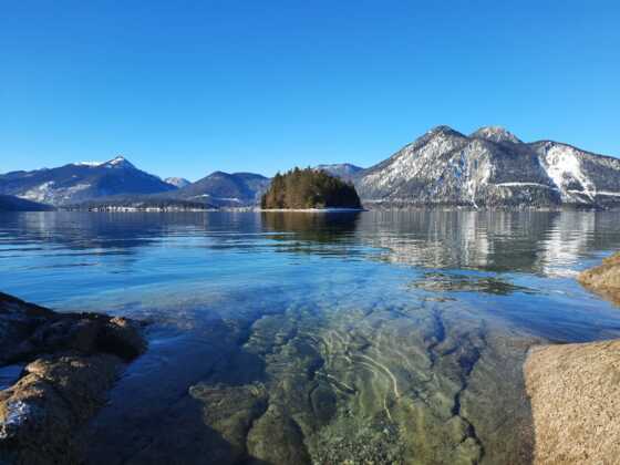 Walchensee im Winter