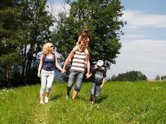 Familie wandert in Oberschliebach auf den Spuren des Honigs