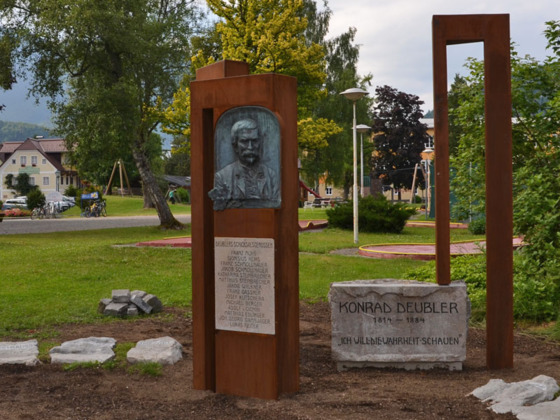 Konrad Deubler Denkmal in Bad Goisern am Hallstättersee