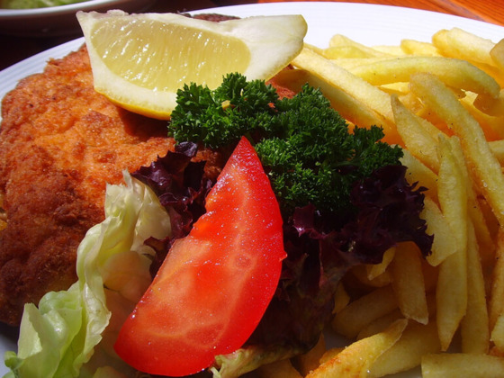 Dorfstube Großpointner Schnitzel