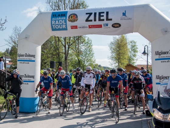 Start Rennradrunde, ABK-Allgäuer-Radltour 2019
