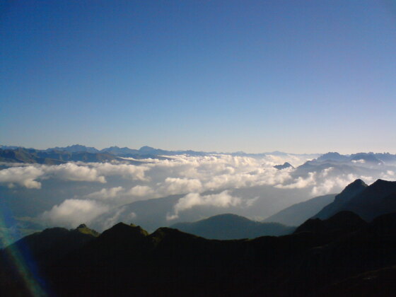 Morgenstimmung auf der Sillianerhütte