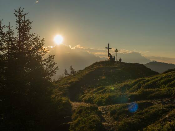 Sonnenuntergang am Geierkogel