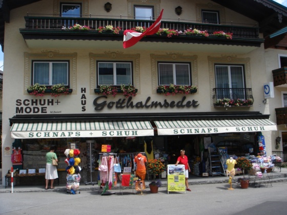 Baierl Schnaps und Schuh