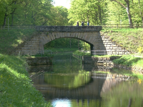 Die Sorger Kanalbrücke oder Roßbrücke am Ludwigskanal