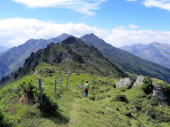 Haneburger (2550 m) über Largoz, Wattenspitze und Rosskopf. Alle Fotos vom 07.08.2021.