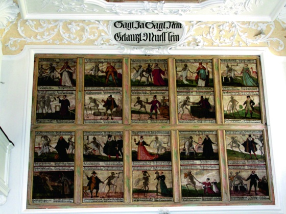 Füssener Totentanz in der Anna-Kapelle