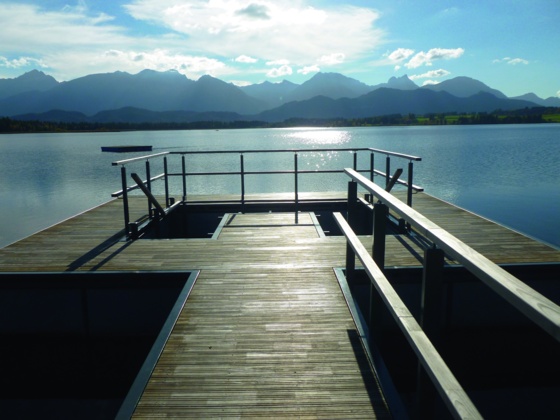 Kneippinsel im Hopfensee